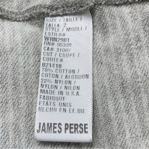 JAMES PERSE LONG BUTTON FRONT FLEECE CARDIGAN - Picture 13 of 15
